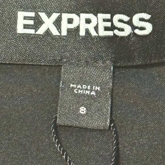 EXPRESS Mini Faux Wrap Skirt Size 8 Holiday‎ Party Christmas NYE Floral Tie NWT - Picture 7 of 9